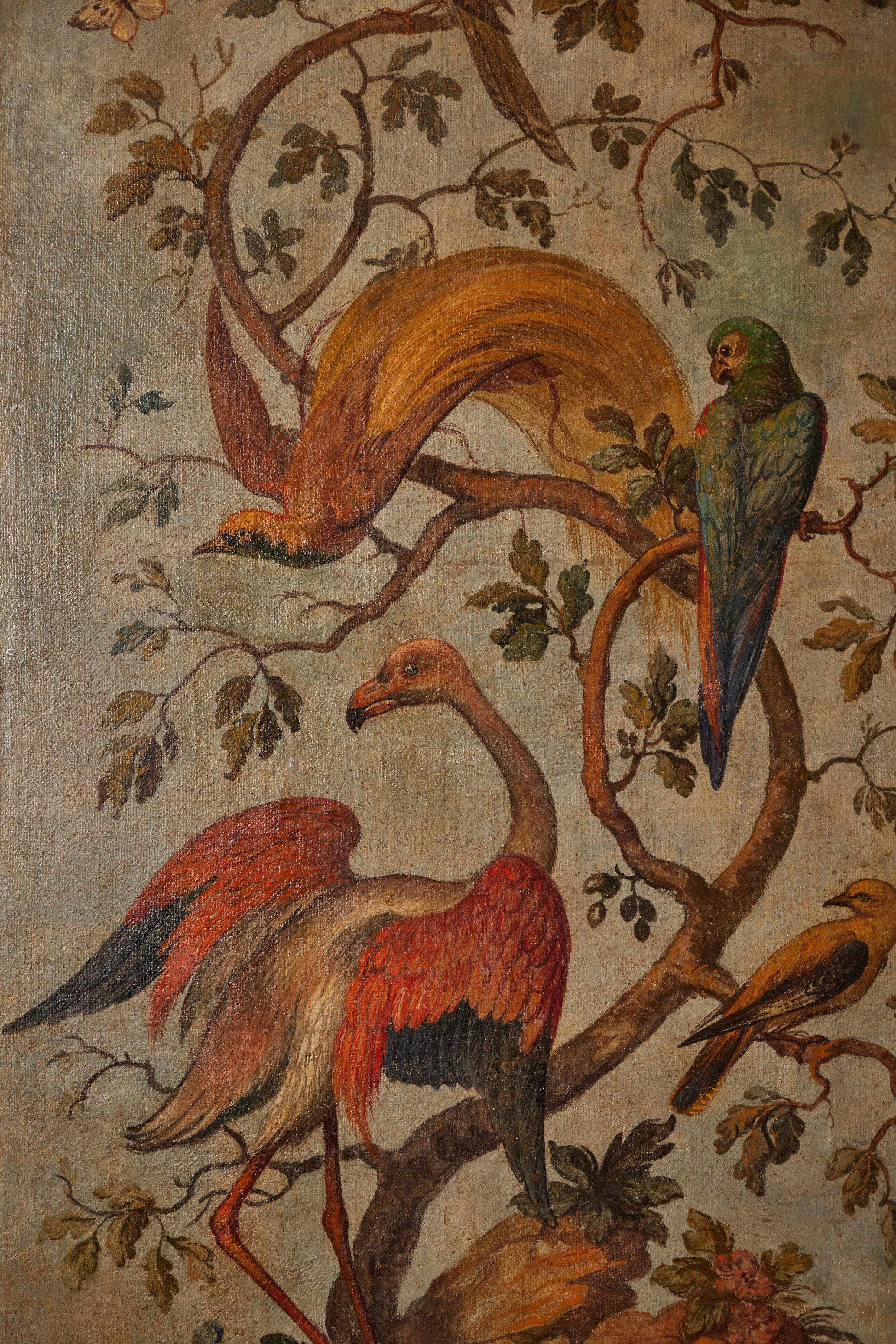 Antique, Avian Oil Paintings 2