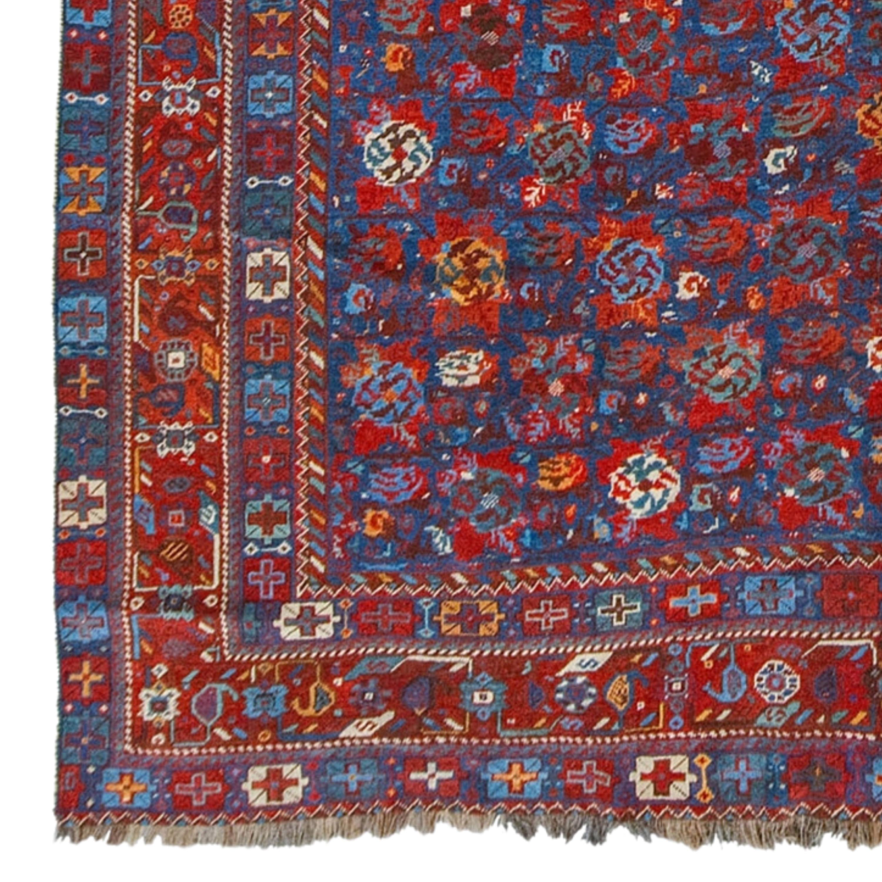 Late of 19th Century Avshar Rug

This magnificent 19th century antique Avshar rug is a masterpiece woven with unique craftsmanship and rich history of its time. Each intricate pattern embroidered on this carpet tells a story of ancient traditions,