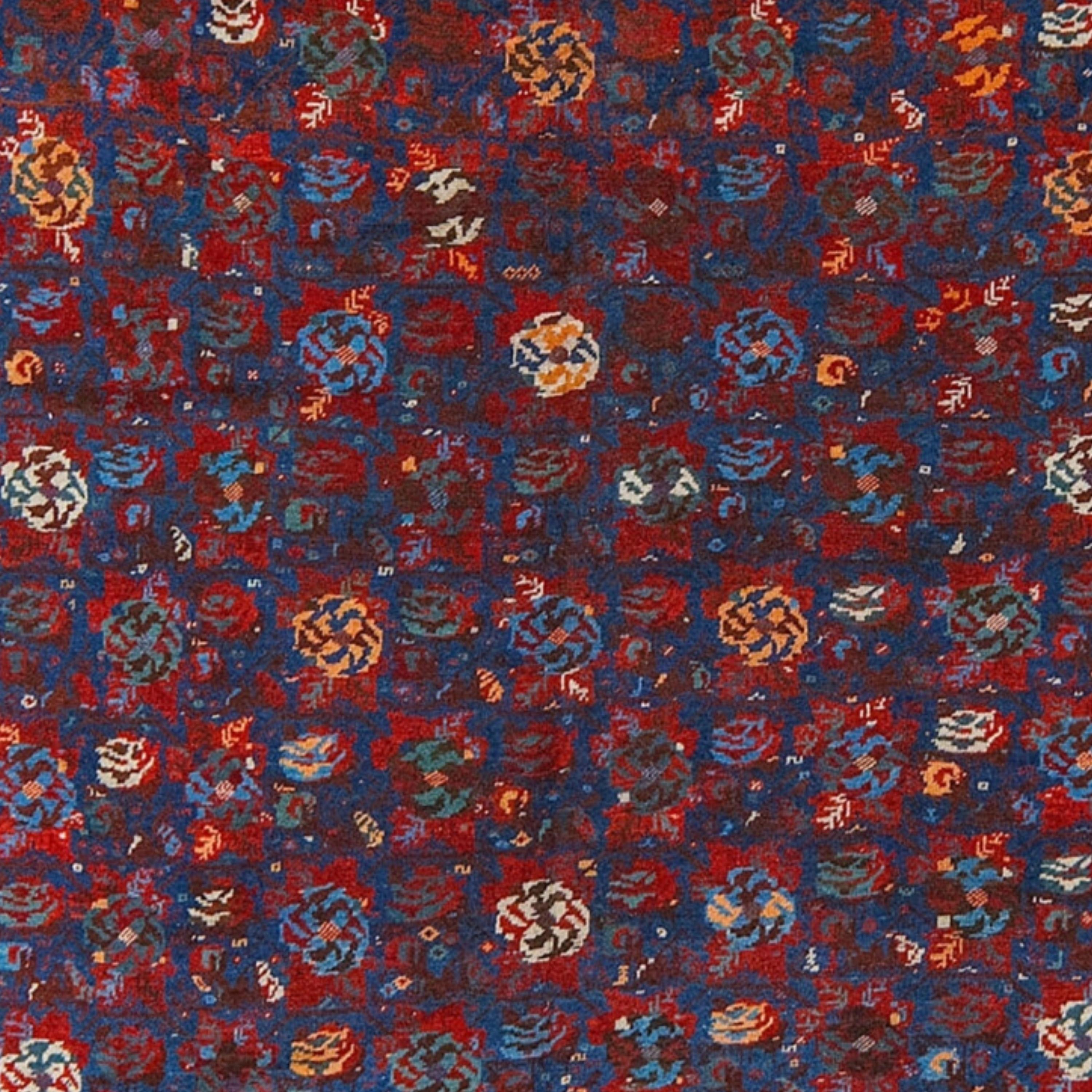 Asian Antique Avshar Rug - Late of 19th Century Avshar Rug, Antique Rug For Sale