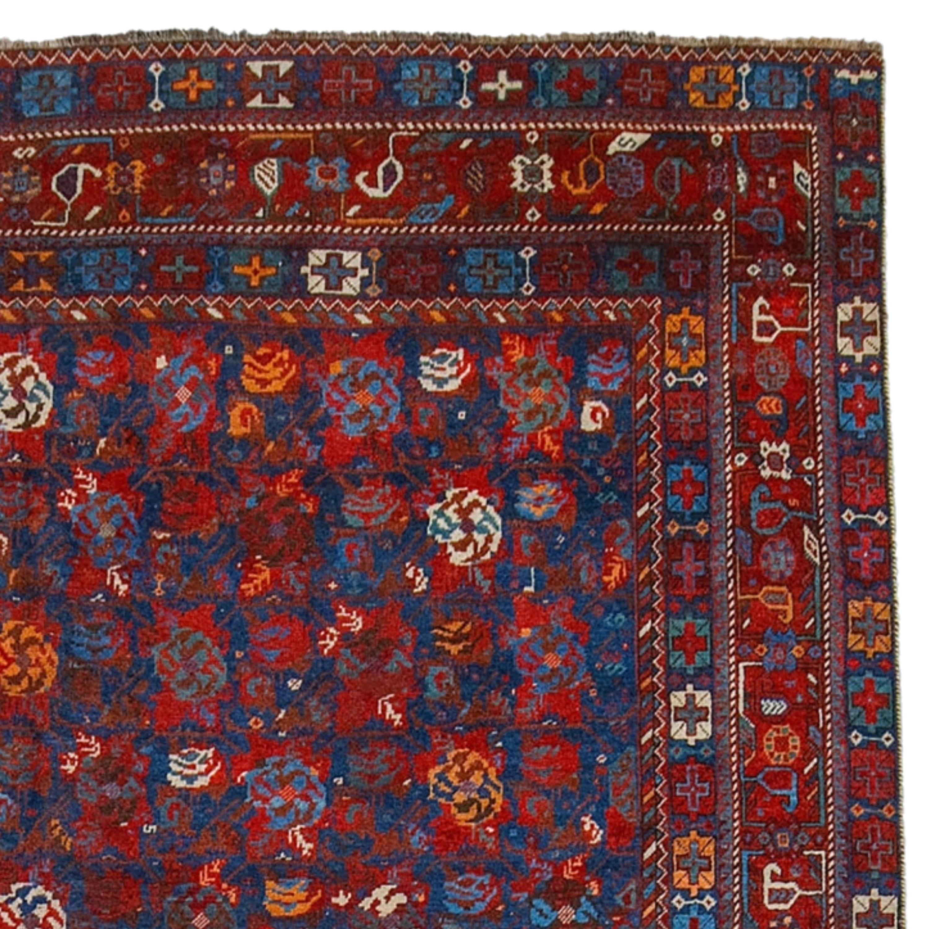 Antique Avshar Rug - Late of 19th Century Avshar Rug, Antique Rug In Good Condition For Sale In Sultanahmet, 34