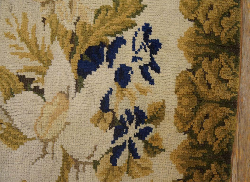 Hand-Knotted Mid 18th Century English Axminster Carpet ( 3'4