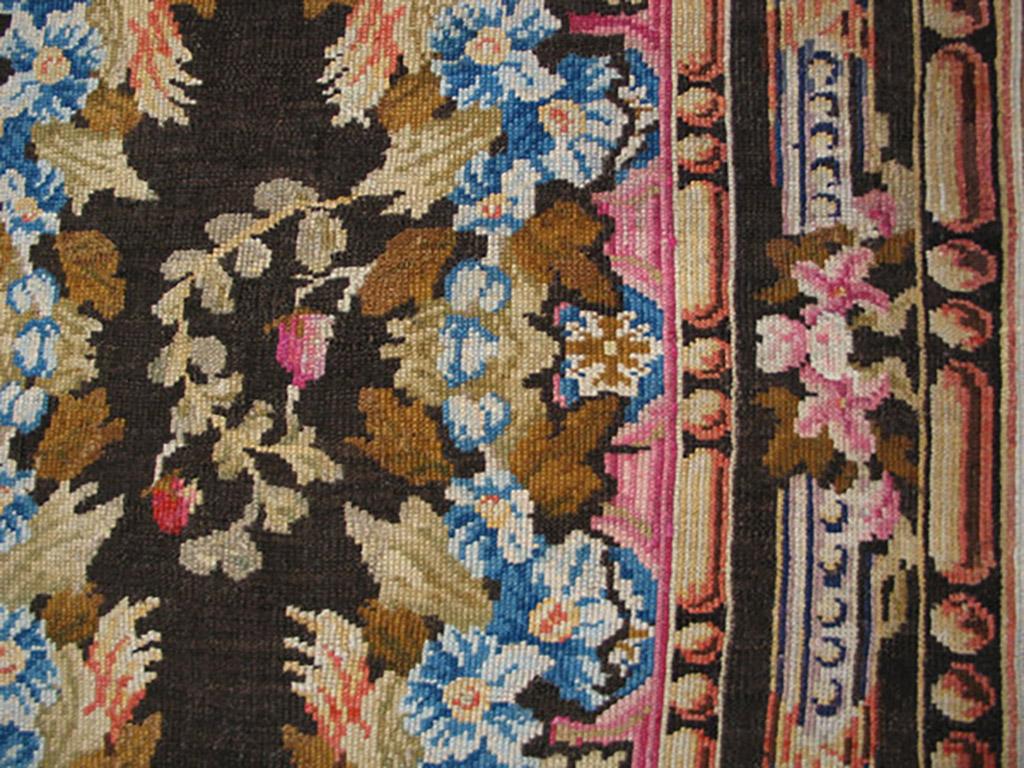 English Antique Axminster Rug For Sale