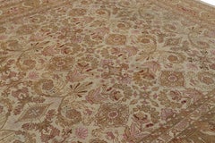 Antique Amritsar Rug in Axminster Style Design and Floral Patterns – Rug & Kilim