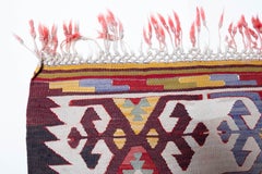 Antique Aydin Kilim Rug Wool Old Vintage Western Anatolian Turkish Carpet