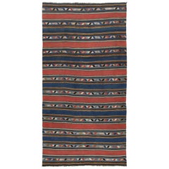 Antique Azerbaijan Flat-Weave Rug