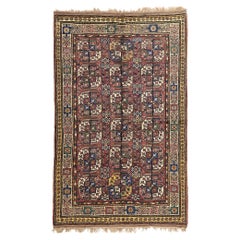 Ancien tapis caucasien azerbaïdjan d'Azerbaïdjan à pied d'éléphant Tekke