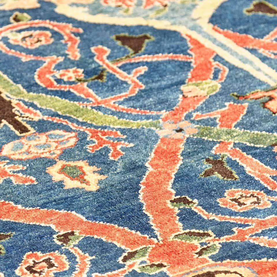 Grand tapis antique Azeri Arts & Crafts Turquie noué à la main, 1980 en vente 9