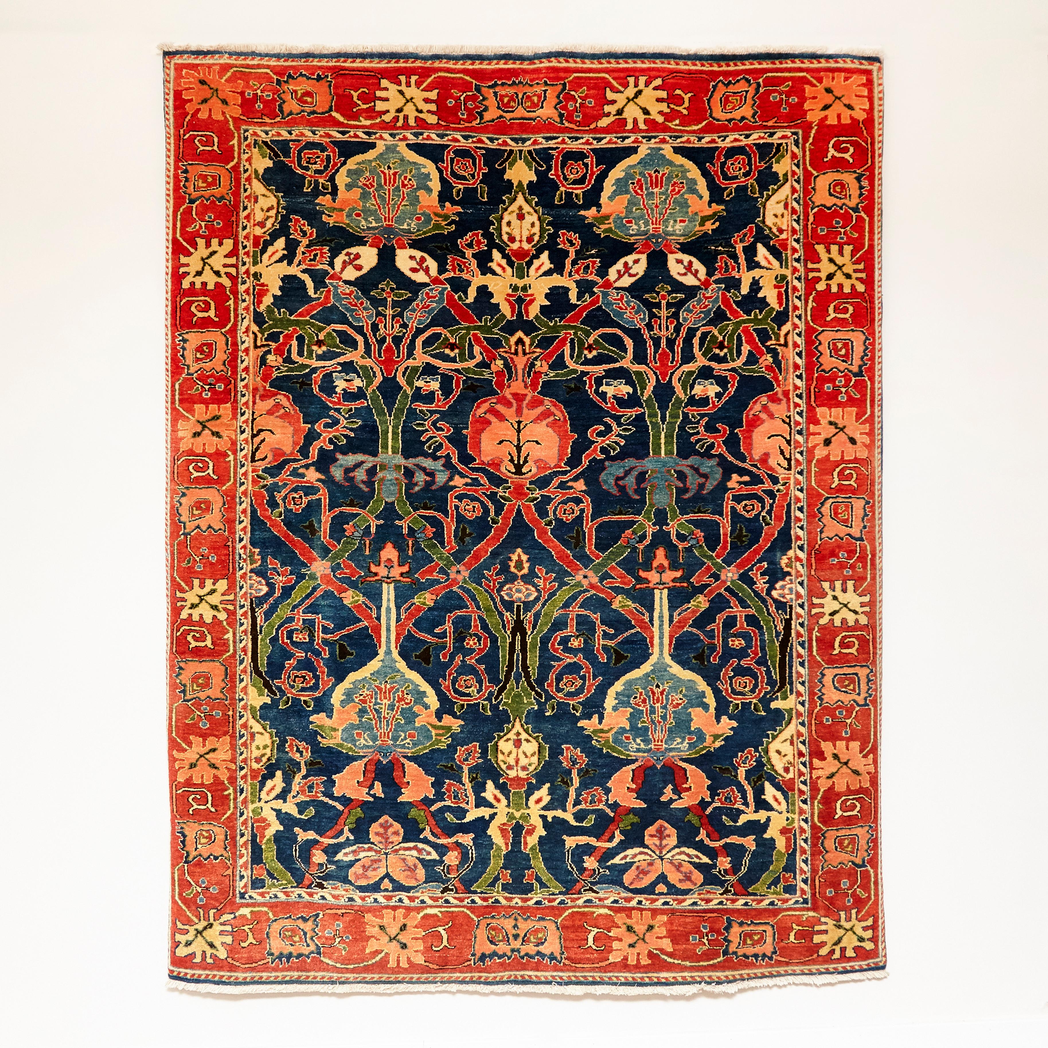 Rug Made in Turkey, circa 1980. 

Hand knotted Azeri 218 x 280.
 