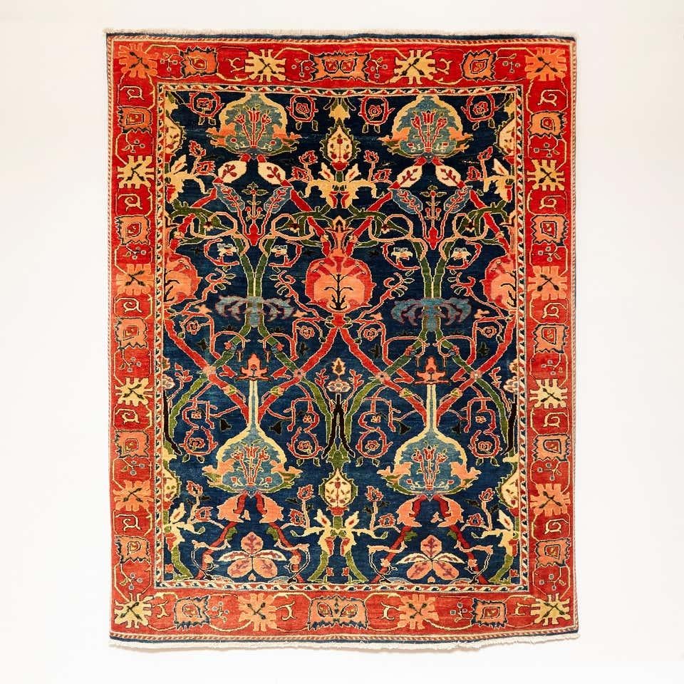 Rug made in Turkey, circa 1980. 

Hand knotted Azeri 218 x 280.
 