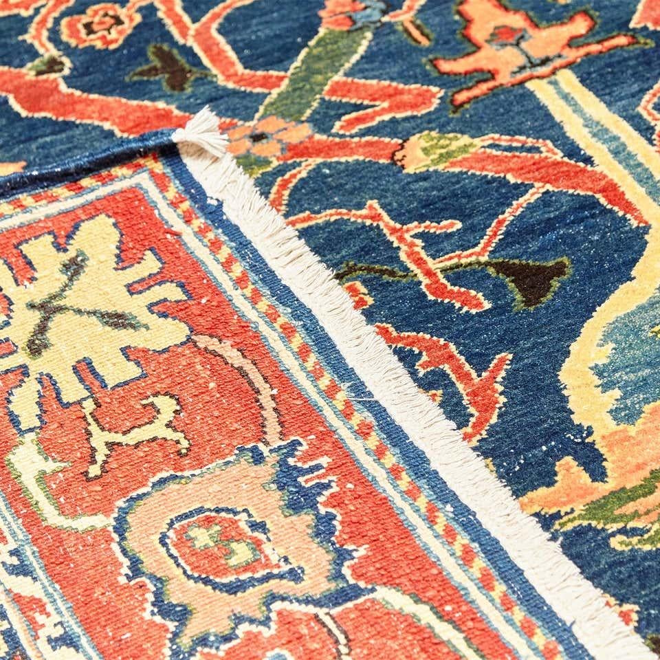 Antiker handgeknüpfter, großer Azeri Arts & Crafts Turkey-Teppich, Türkei, 1980 im Angebot 12