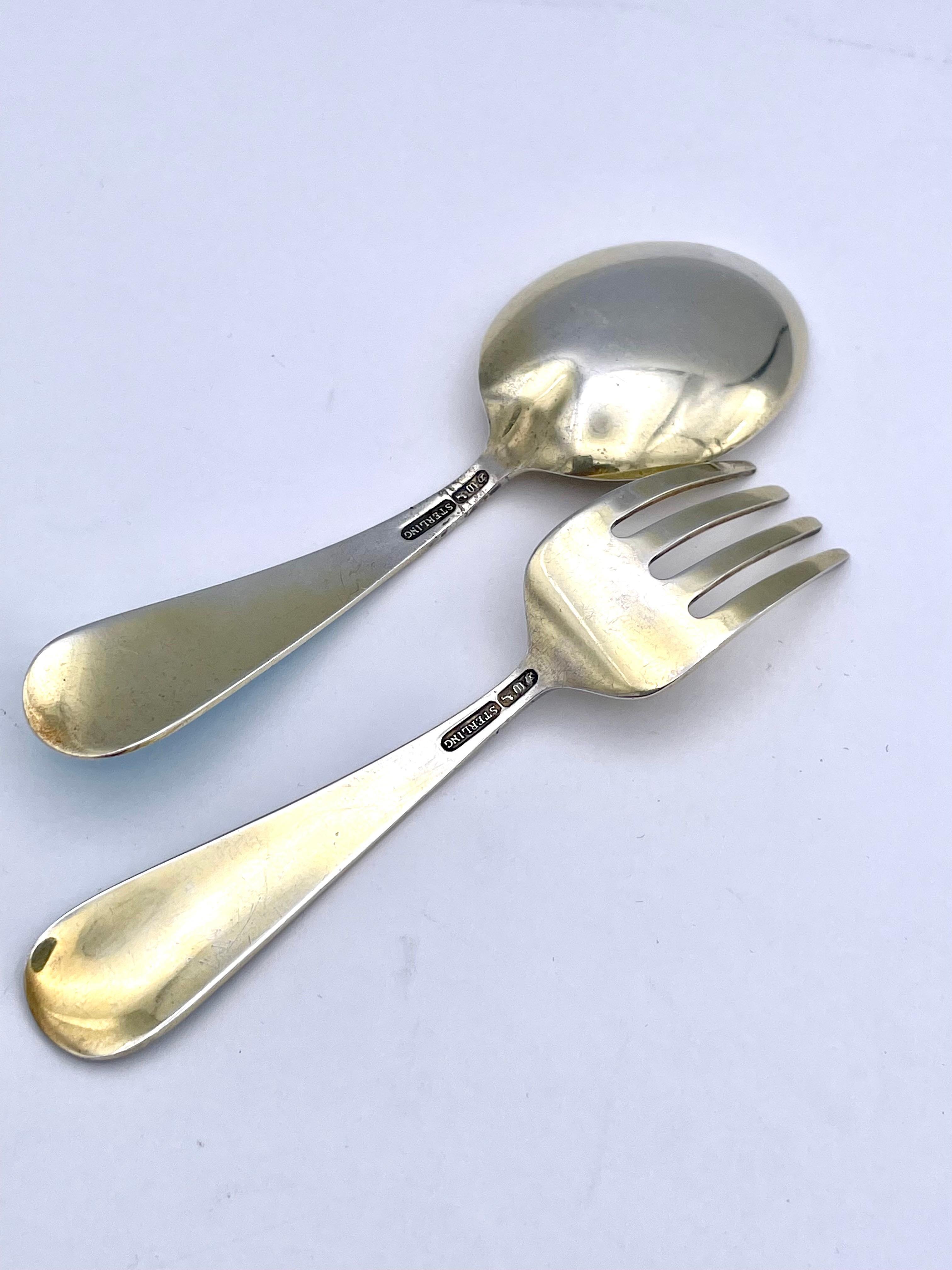 antique baby spoons