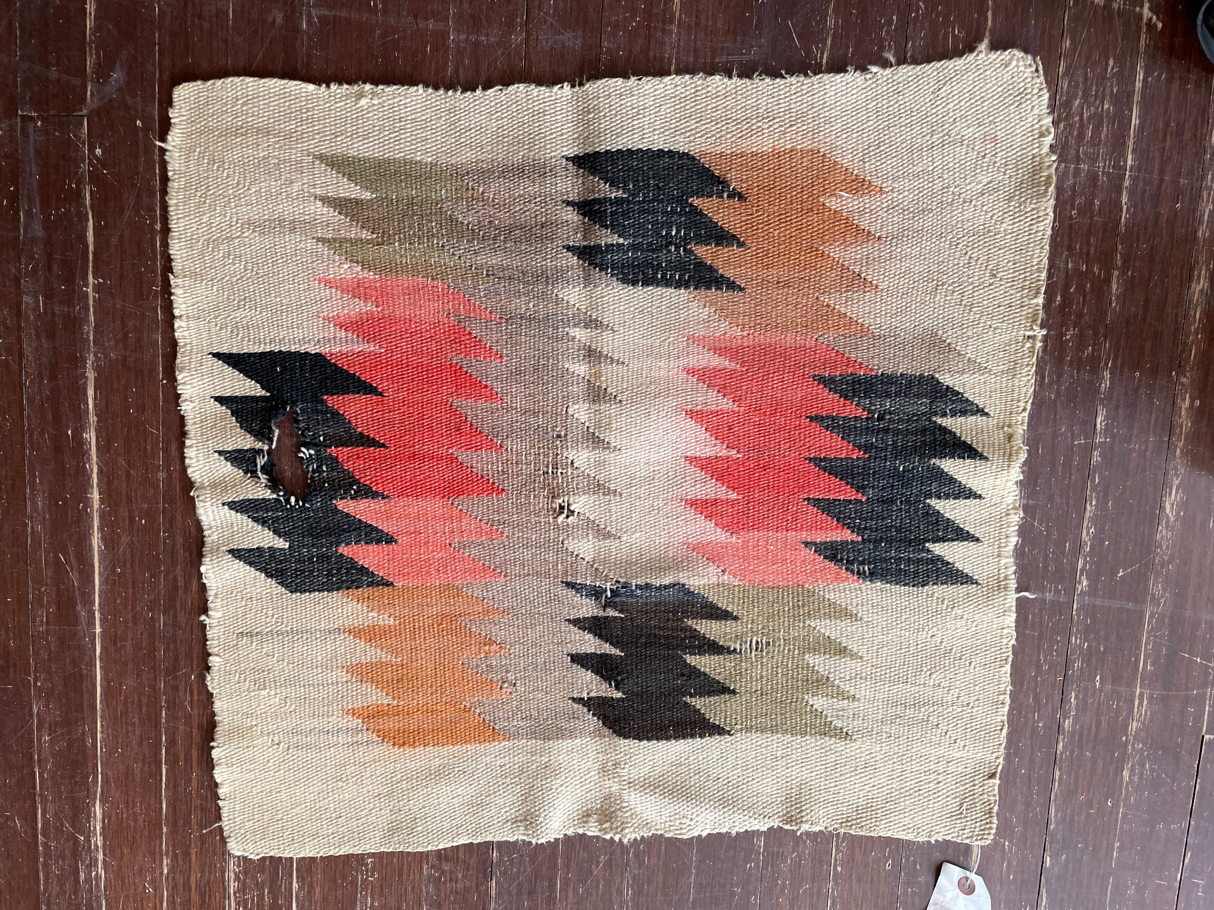 Antique baby Navajo Rug, AS IS For Sale at 1stDibs