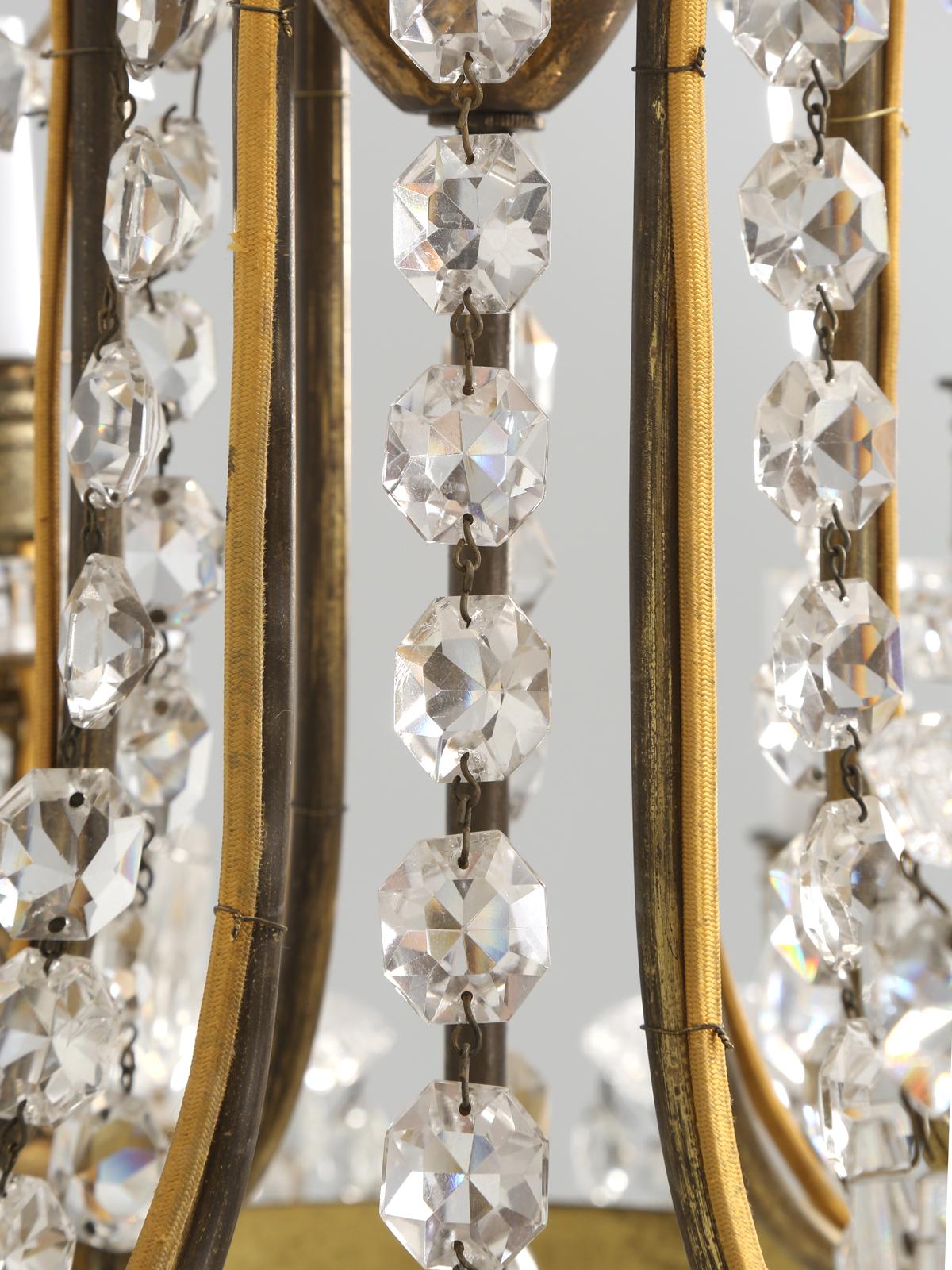 bronze crystal chandelier