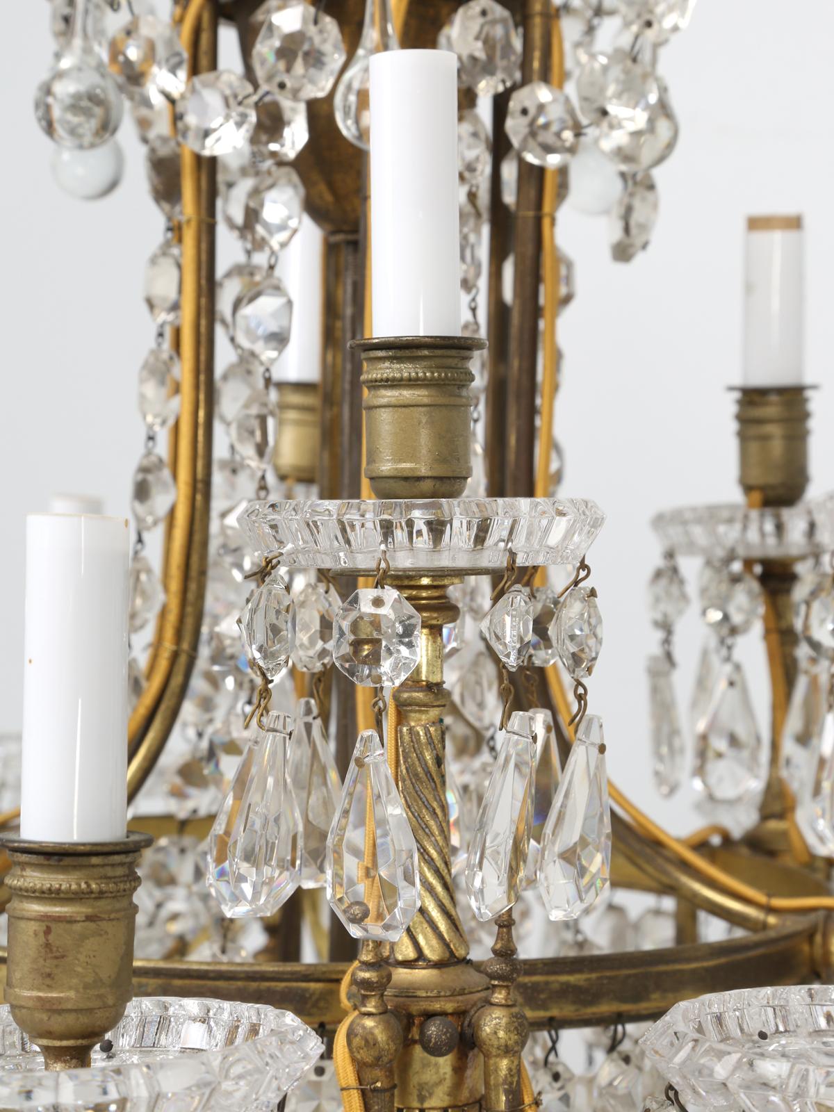 crystal chandelier bronze