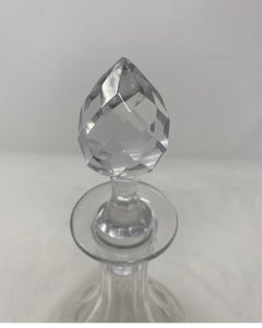 Antique Baccarat Carafe with Coaster