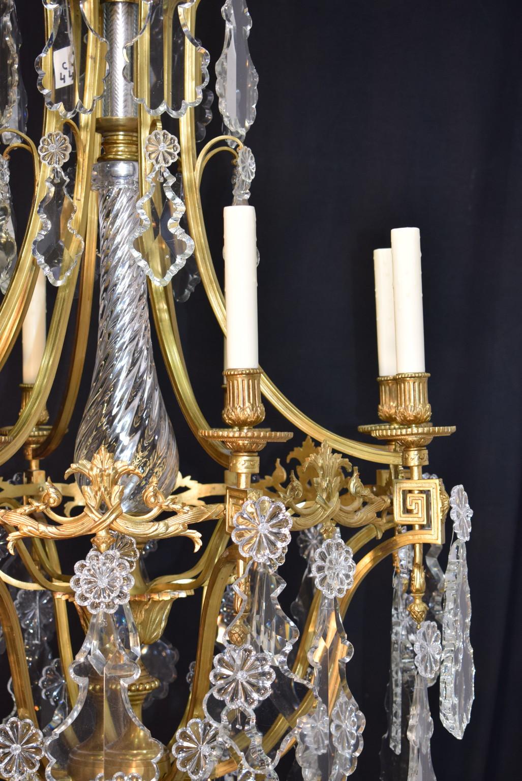 baccarat chandelier parts