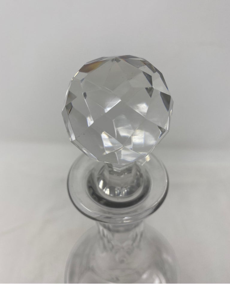 Antique Baccarat Crystal Decanter with Stopper For Sale at 1stDibs