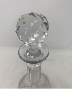 Antiker Baccarat-Kristall-Dekanter mit Stopper