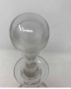 Antique Baccarat Crystal Decanter with Stopper