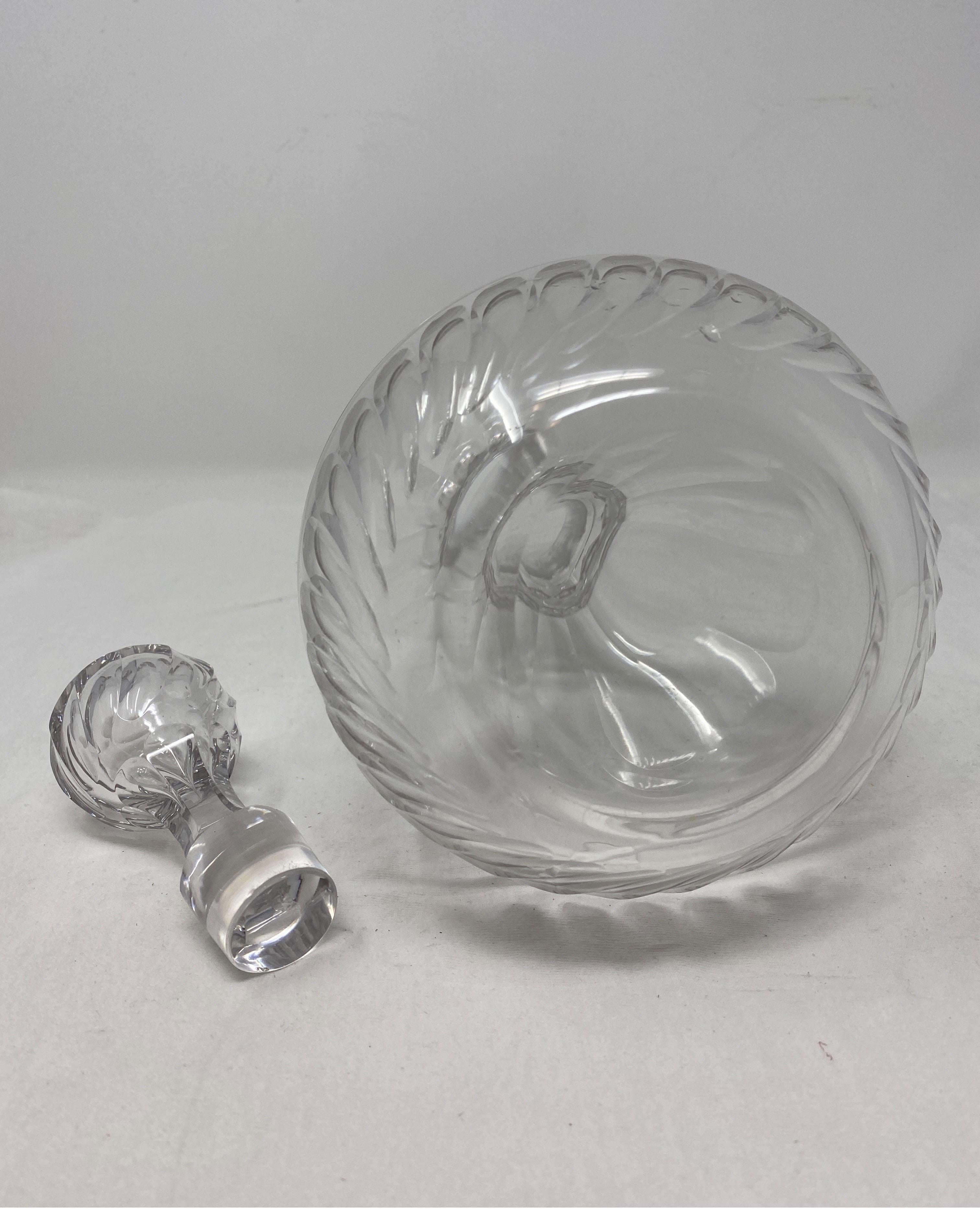 baccarat crystal decanter vintage