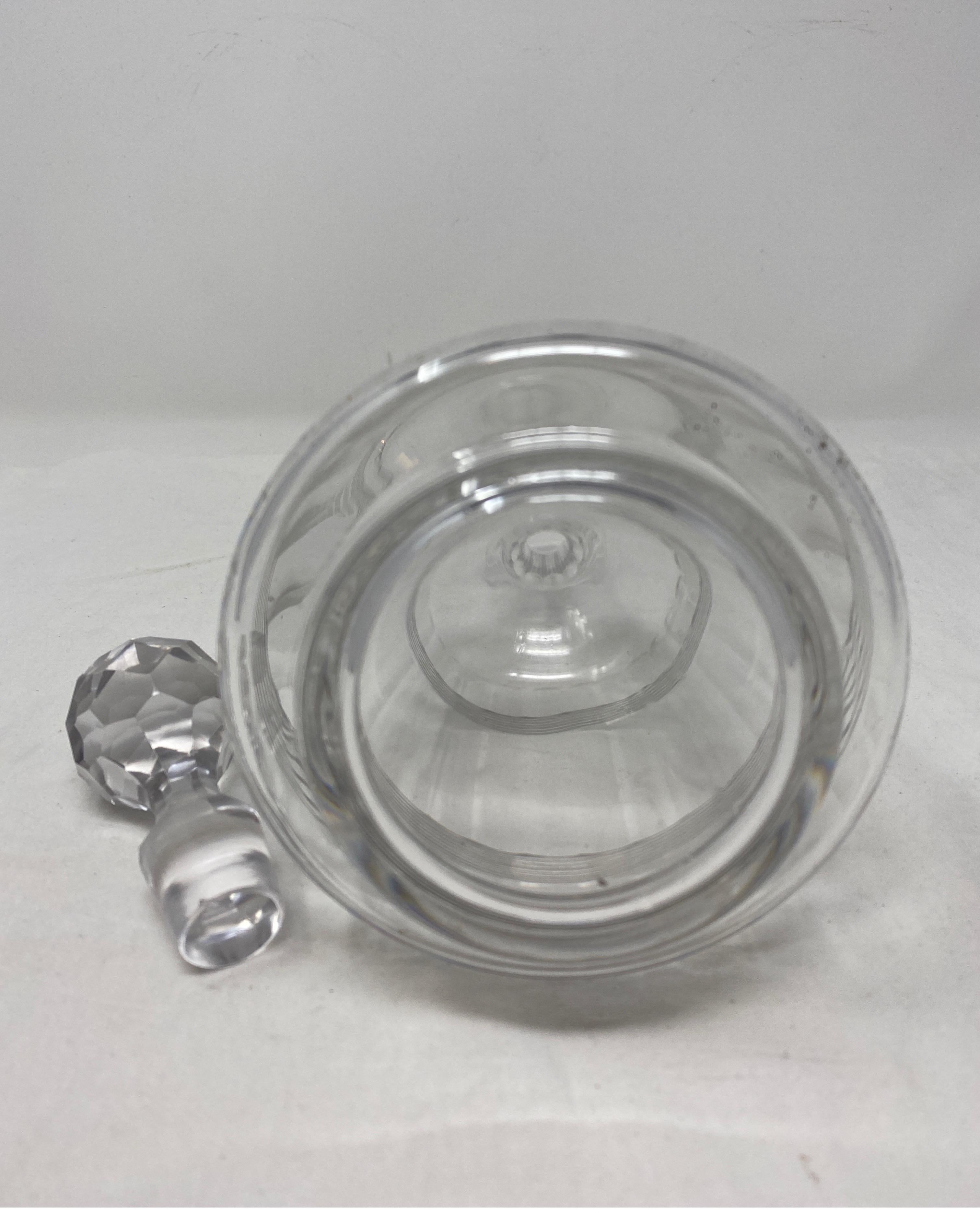 Antique Baccarat Crystal Decanter with Stopper In Good Condition In Houston, TX