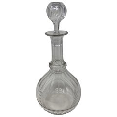 Antiker antiker Baccarat-Kristall-Dekanter mit Stopper