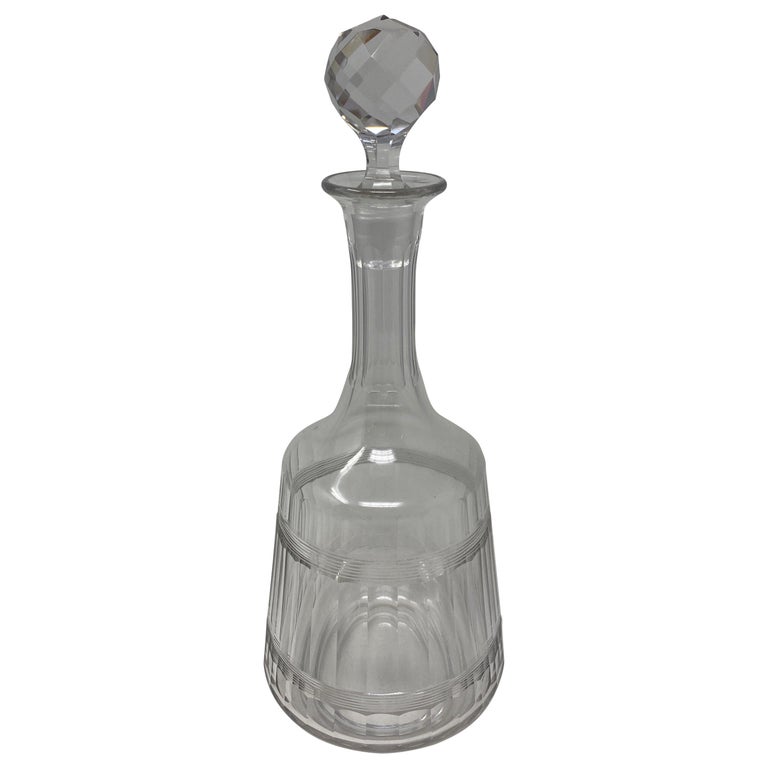 Antique Baccarat Crystal Decanter with Stopper at 1stDibs