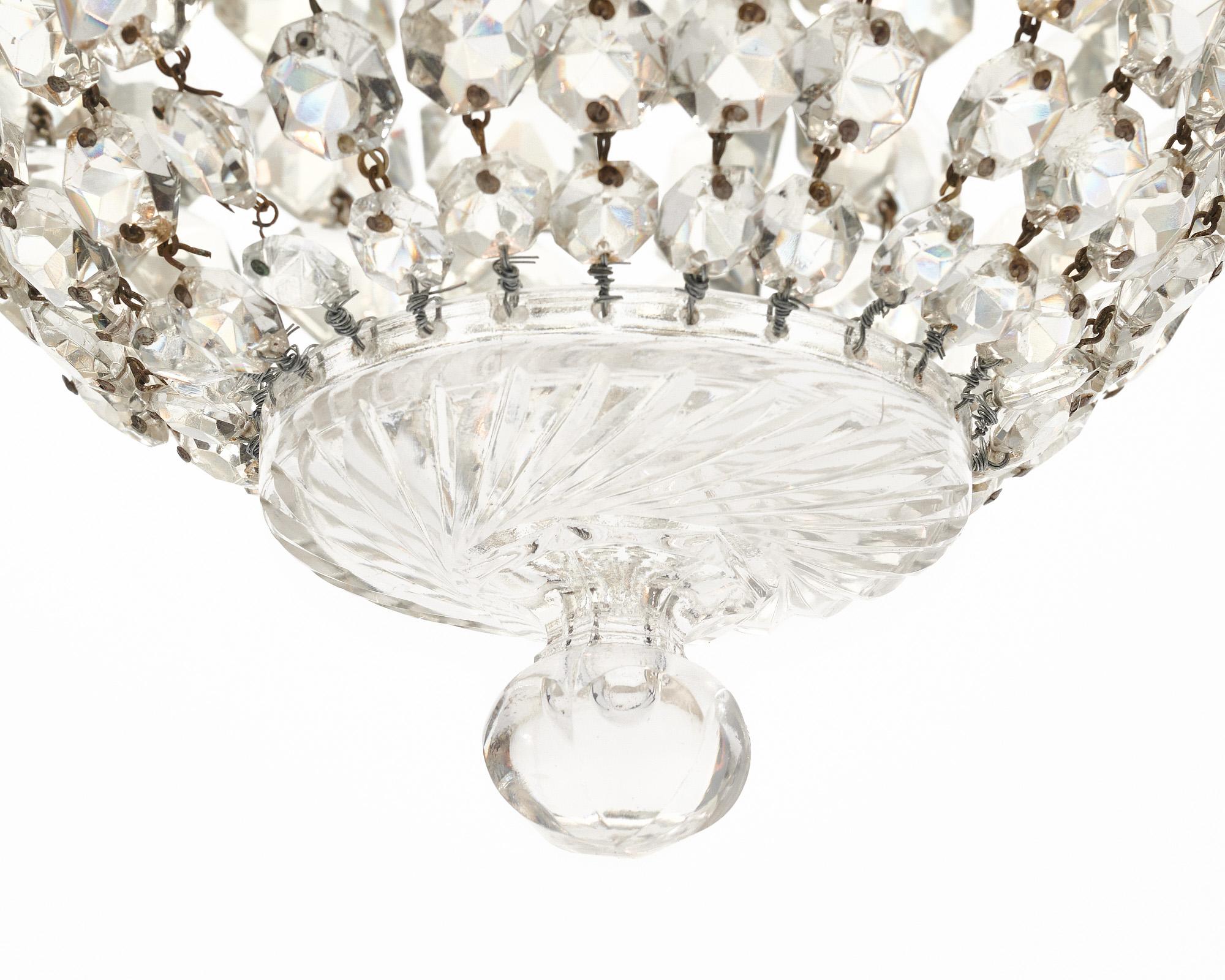 Early 20th Century Antique Baccarat French Pendant