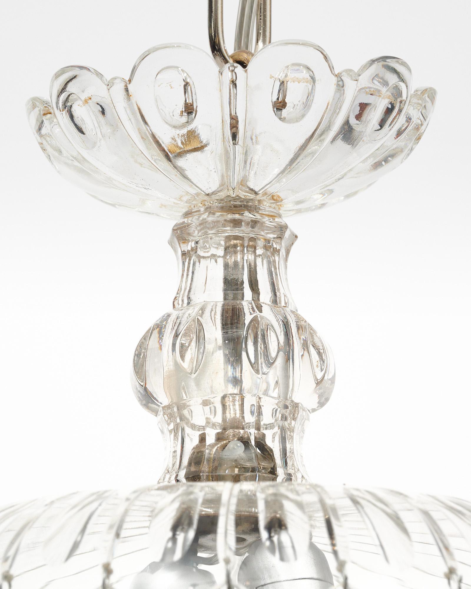 Crystal Antique Baccarat French Pendant