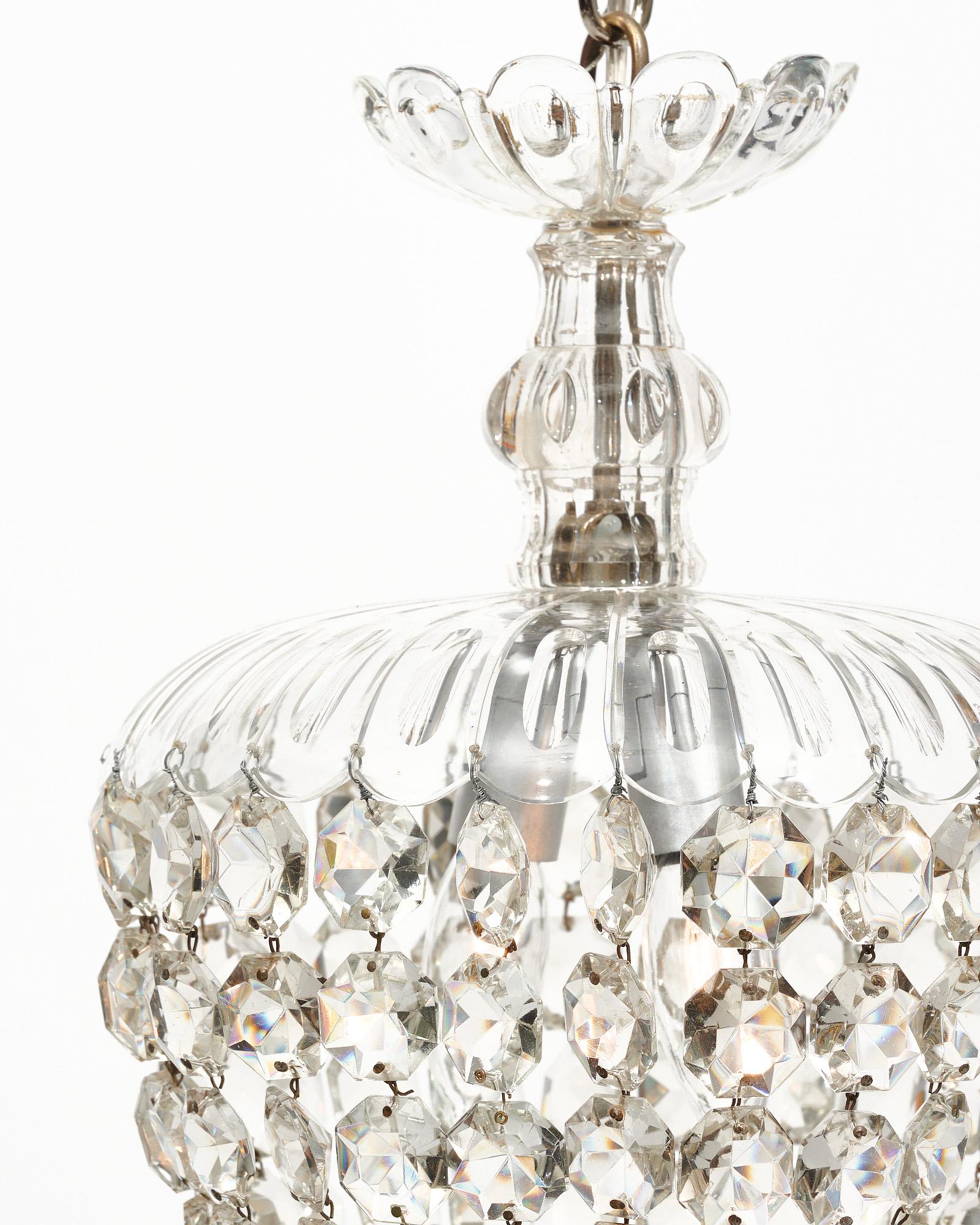 Antique Baccarat French Pendant 1