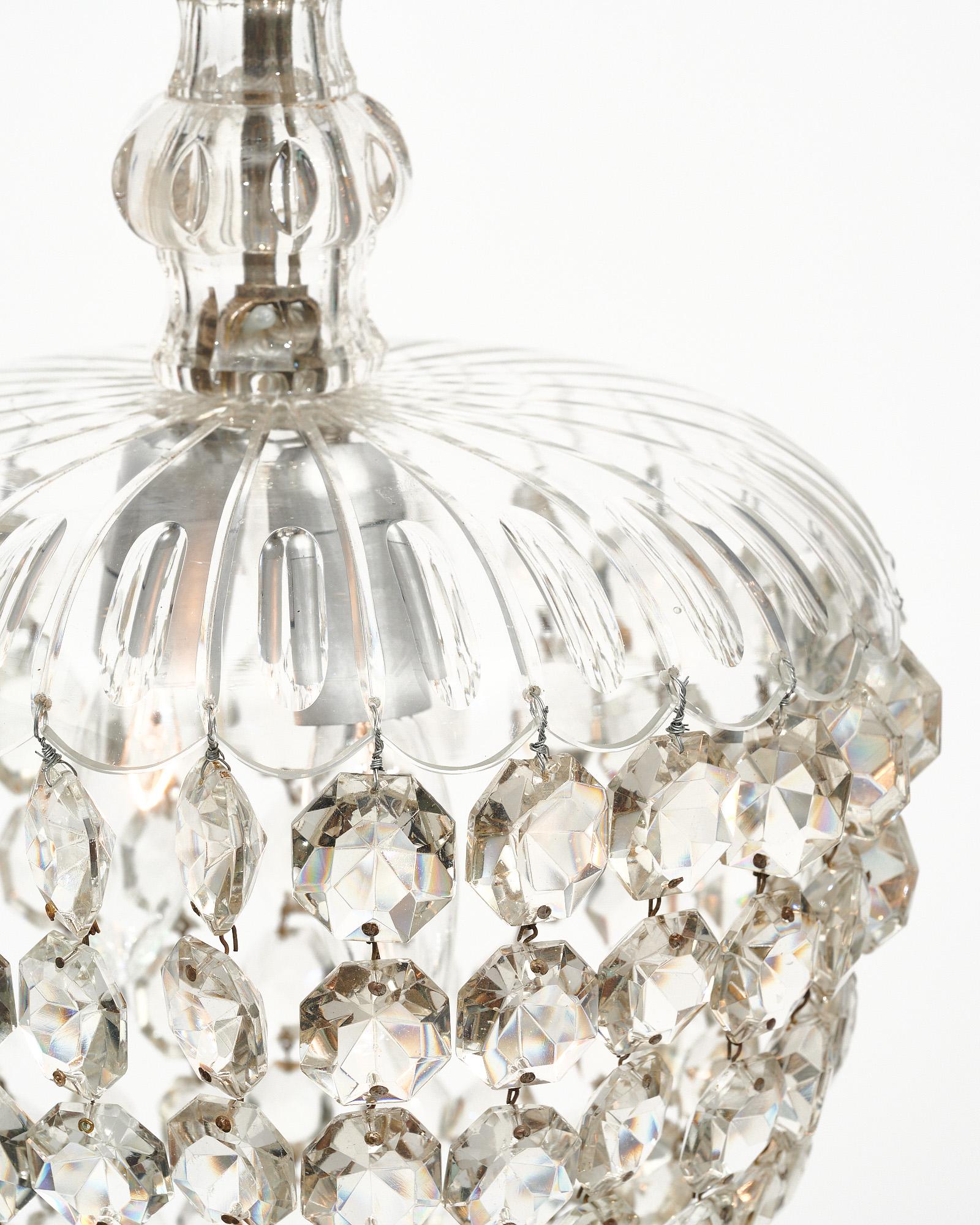 Antique Baccarat French Pendant 3
