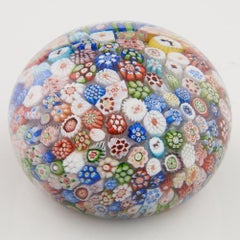 Antique Baccarat Millefiori Gridel Chruch Paperweight