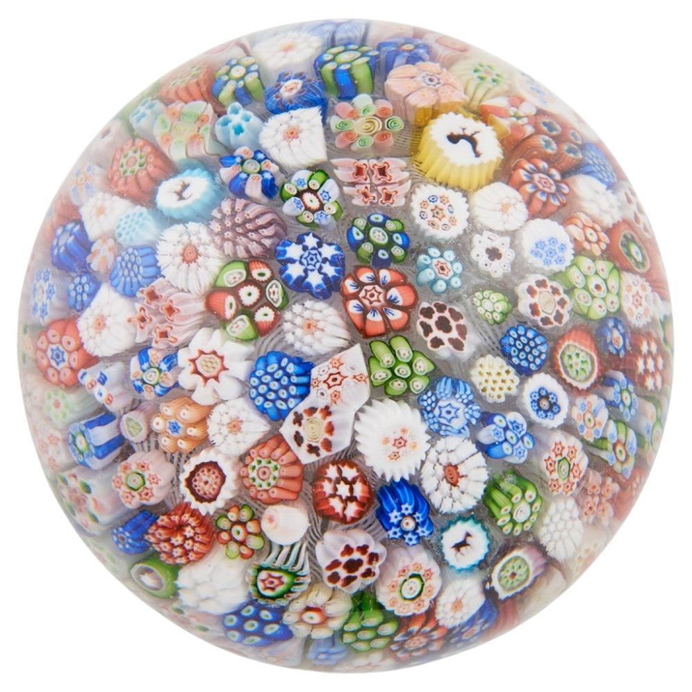 Antique Baccarat Millefiori Gridel Chruch Paperweight For Sale