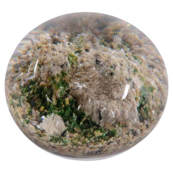 Antique Baccarat Paperweight Landscape with Mountains For Sale