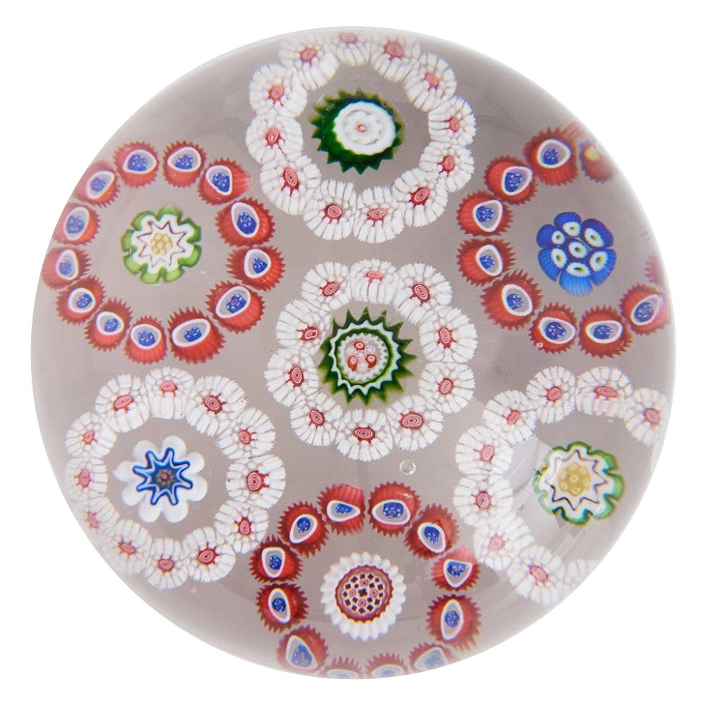 Antique Baccarat Rondello Paperweight c1850