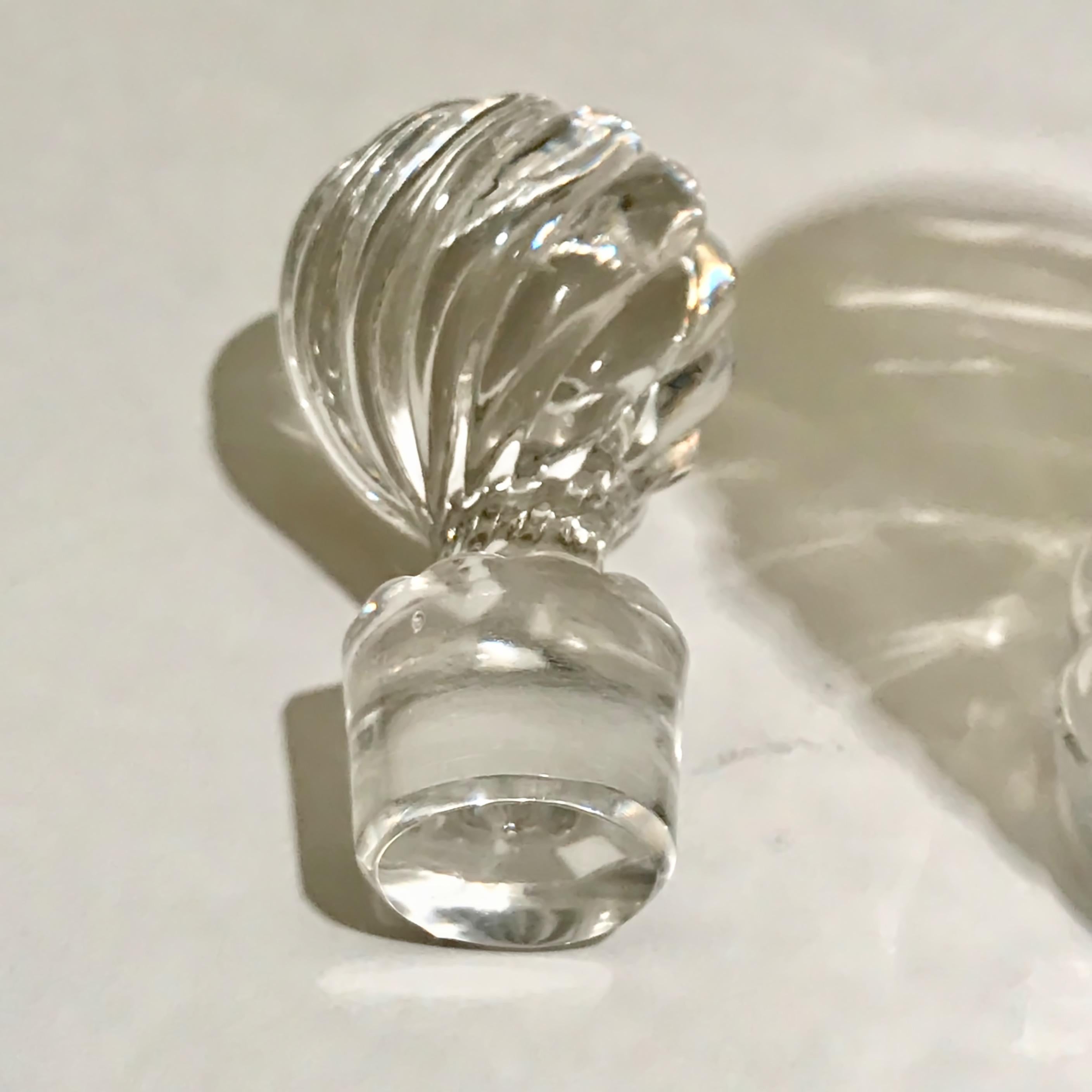 Baccarat Swirl Pattern Perfume Bottle In Good Condition For Sale In London, GB