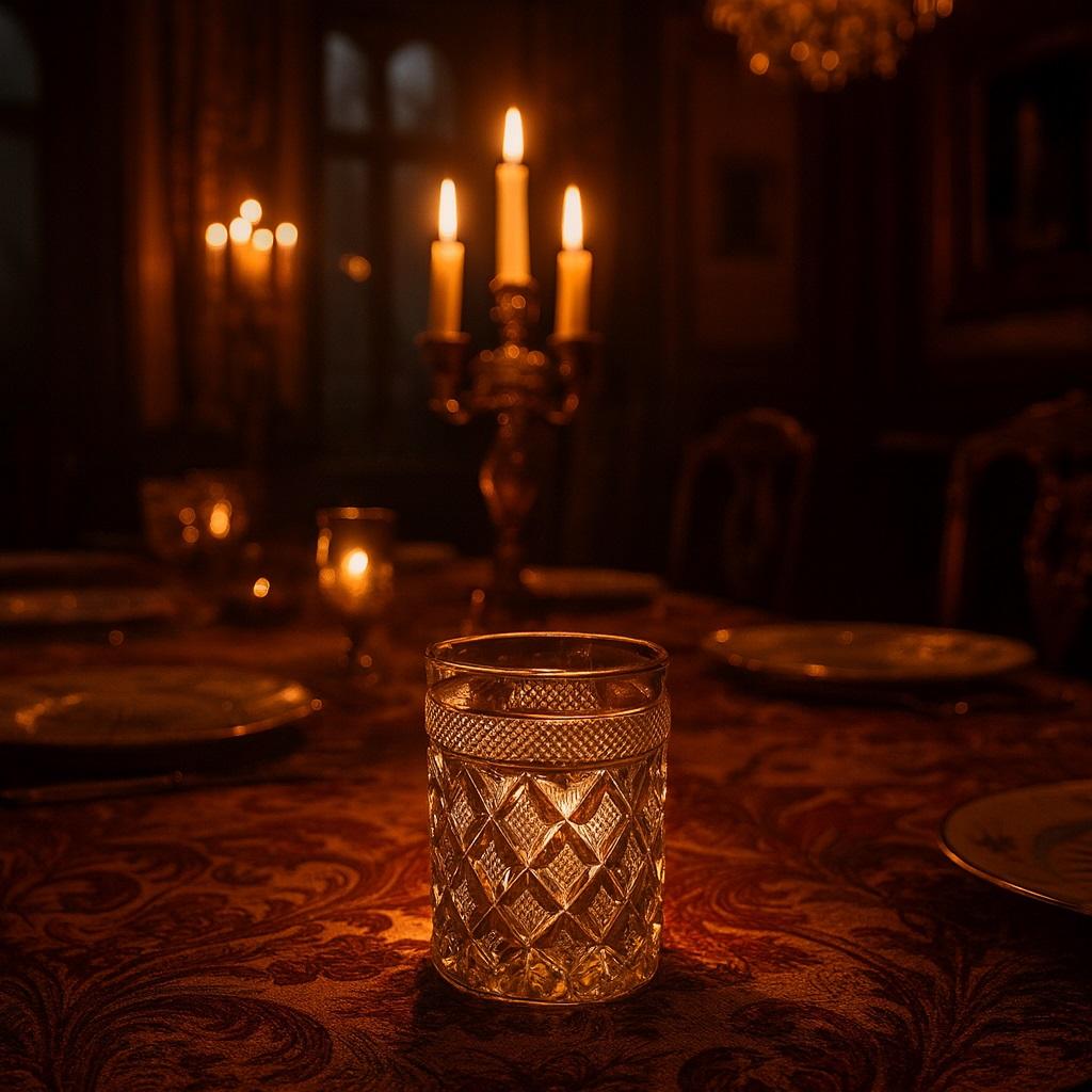 Antike Baccarat Bechergläser aus der Manufaktur Sainte Anne in Voneche, ca. 1810. im Angebot 1