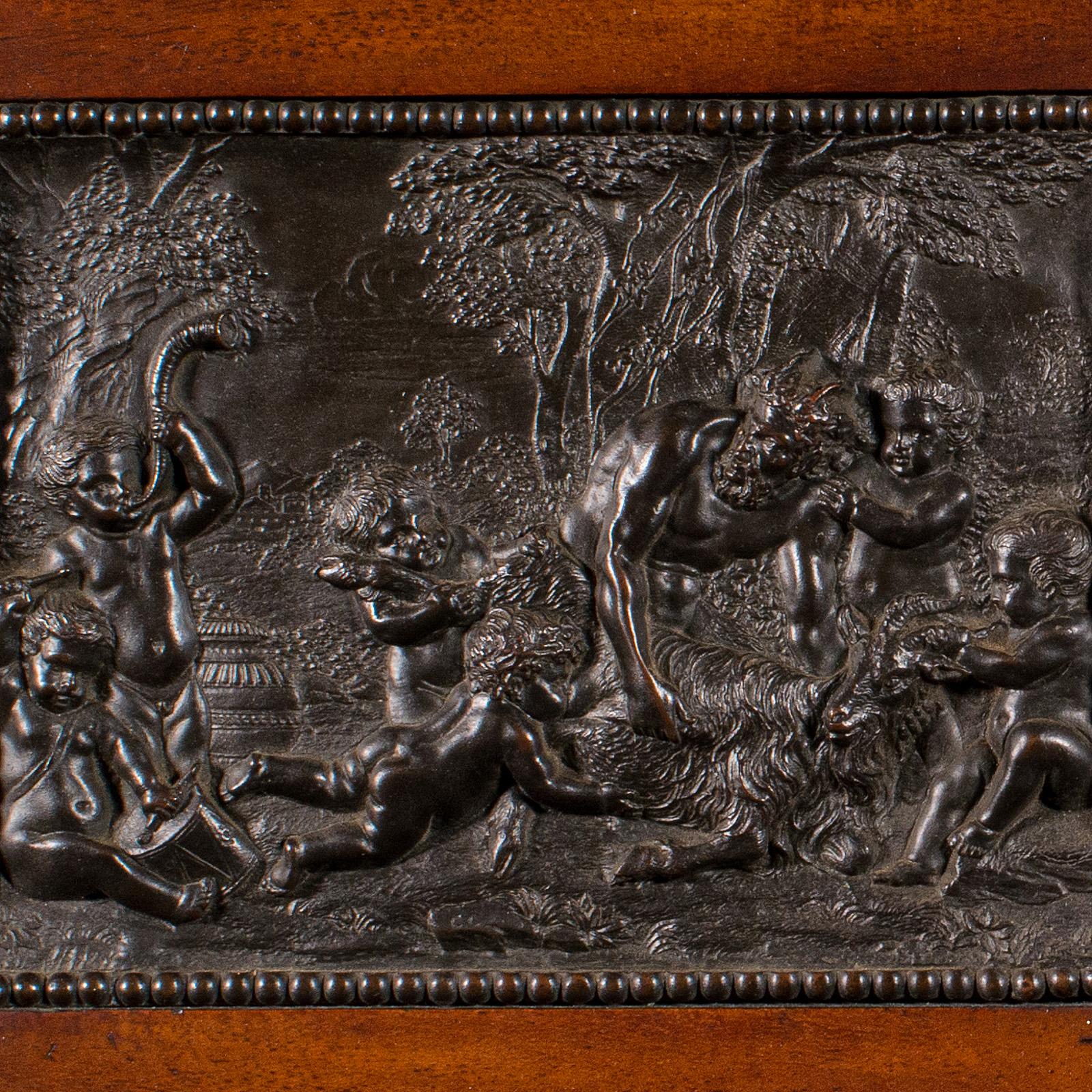 Antiker bacchantischer Fries, italienisch, Bronze, Grand Tour, viktorianisch, um 1850 (19. Jahrhundert) im Angebot