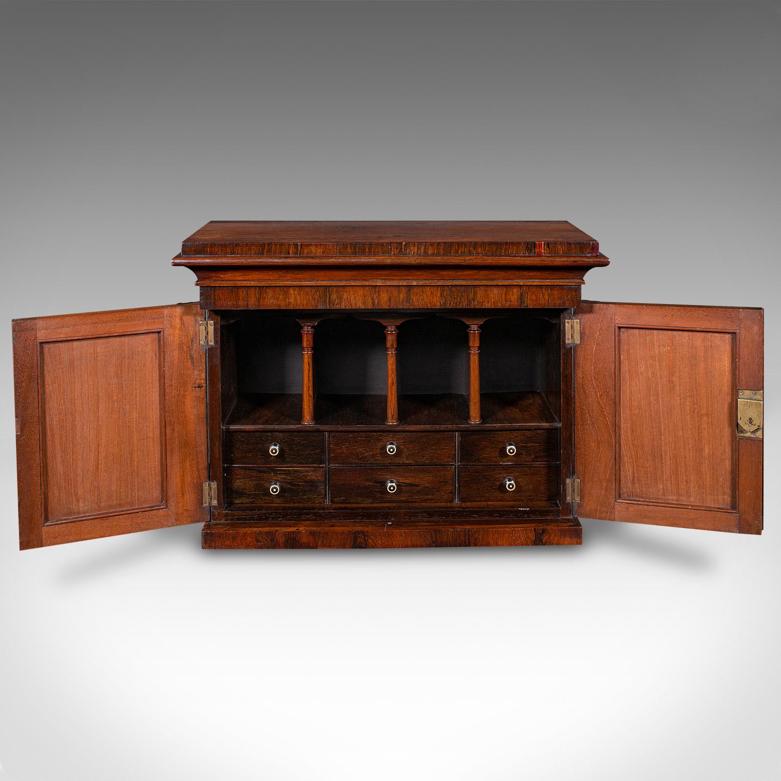 Britannico Antico mobile per libri da scapolo, Inglese, Repository da tavolo, William IV, 1835 in vendita