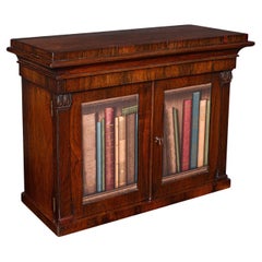 Antique Bachelor's Book Cabinet, English, Tabletop Repository, William IV, 1835