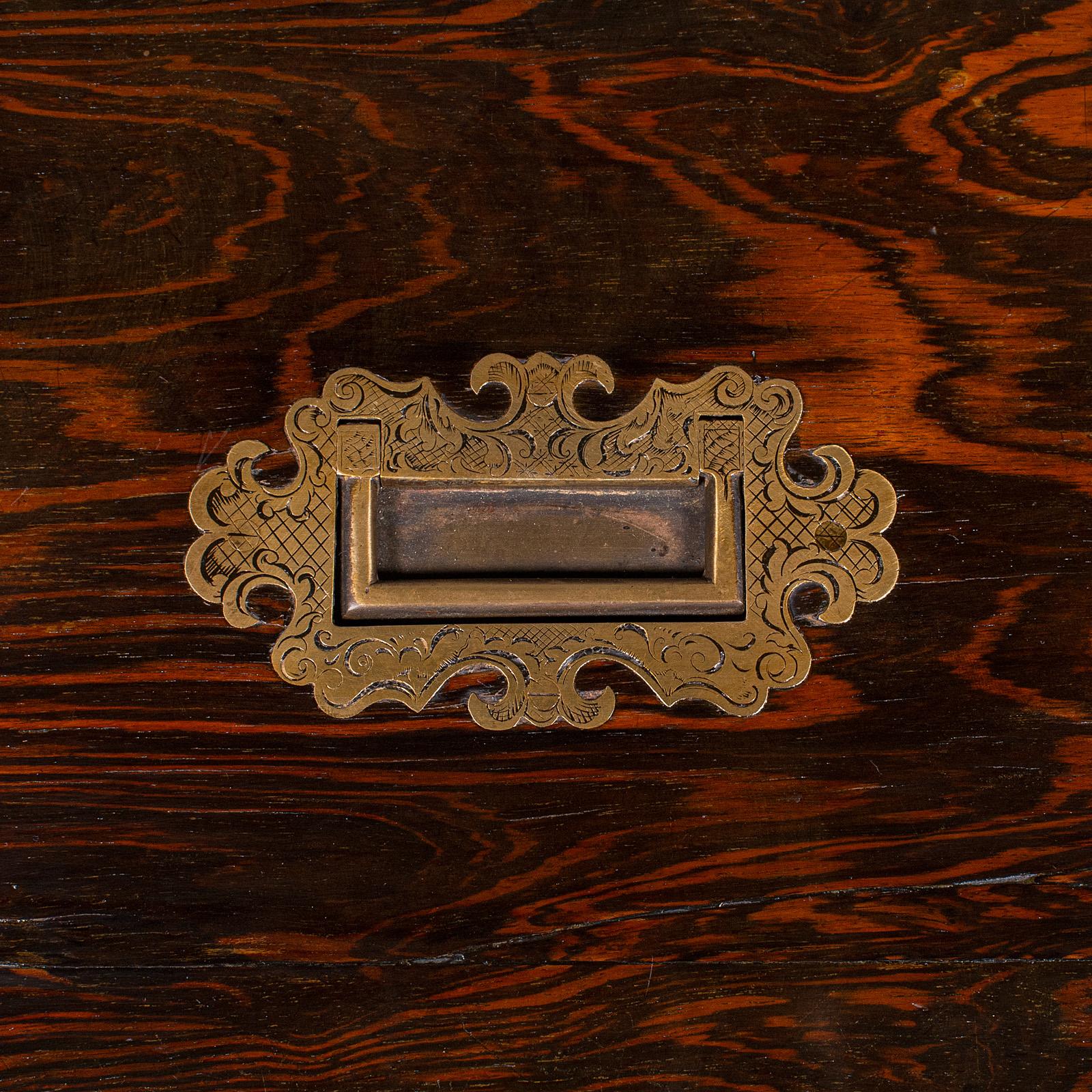 Antique Bachelor's Writing Slope, English, Correspondence Box, Regency, C.1830 For Sale 4