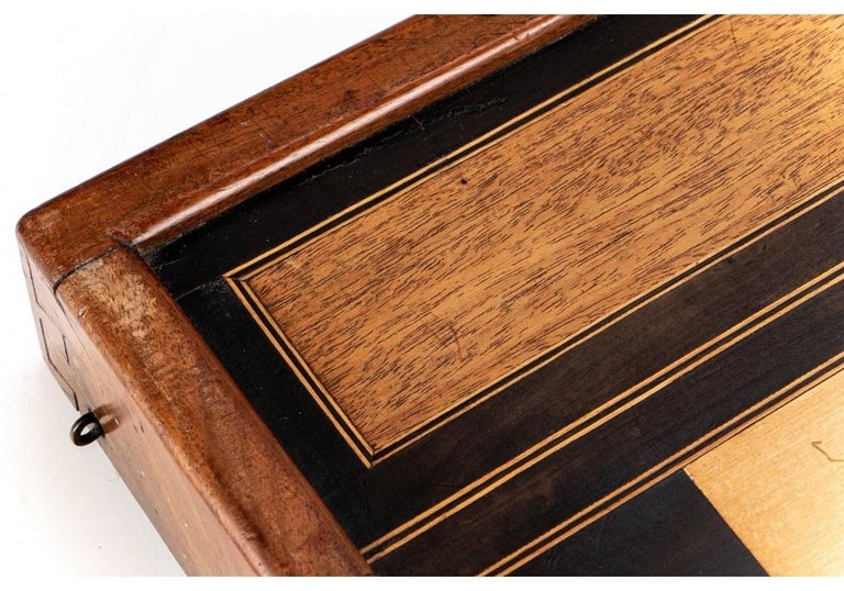 Antique Backgammon and Checkers Games Box at 1stDibs backgammon