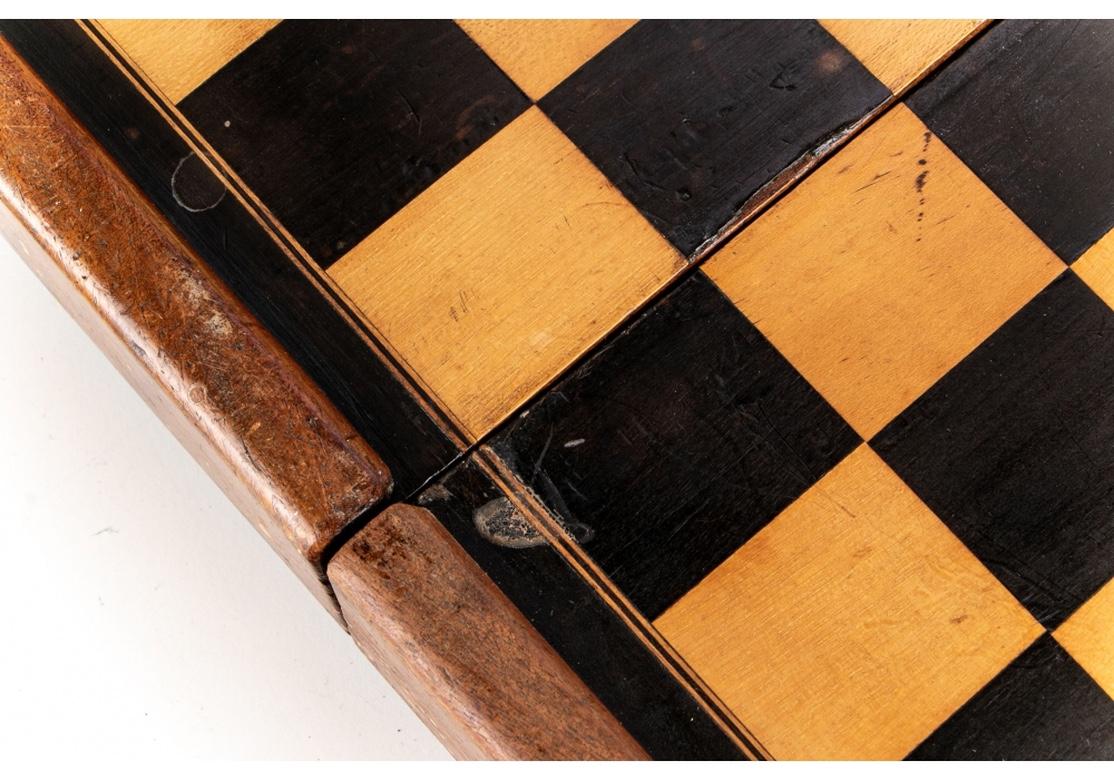 Antique Backgammon and Checkers Games Box 8