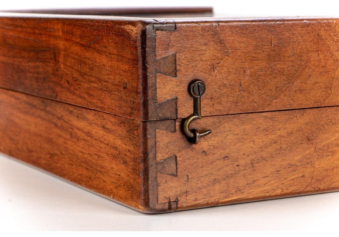 19th Century Antique Backgammon and Checkers Games Box