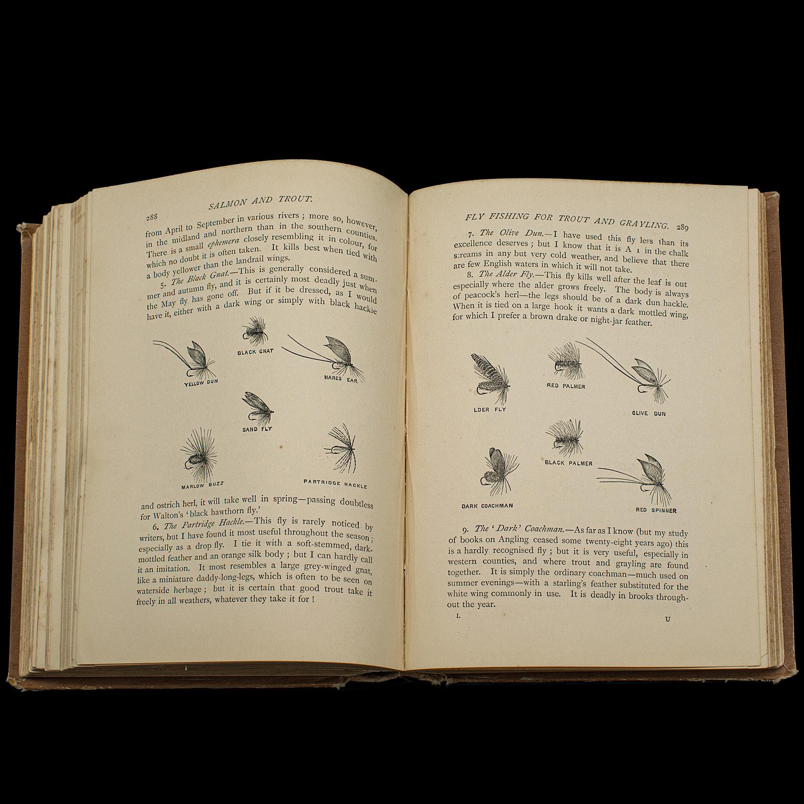 Antikes Badminton-Bibliotheksbuch, Fischen, Referenz, Englisch, Sport Interesse im Angebot 4