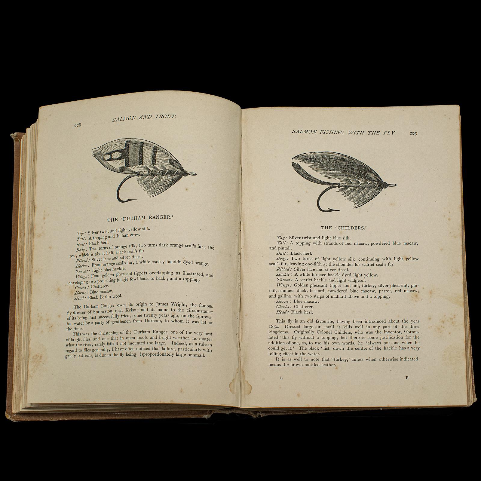 Antikes Badminton-Bibliotheksbuch, Fischen, Referenz, Englisch, Sport Interesse im Angebot 2