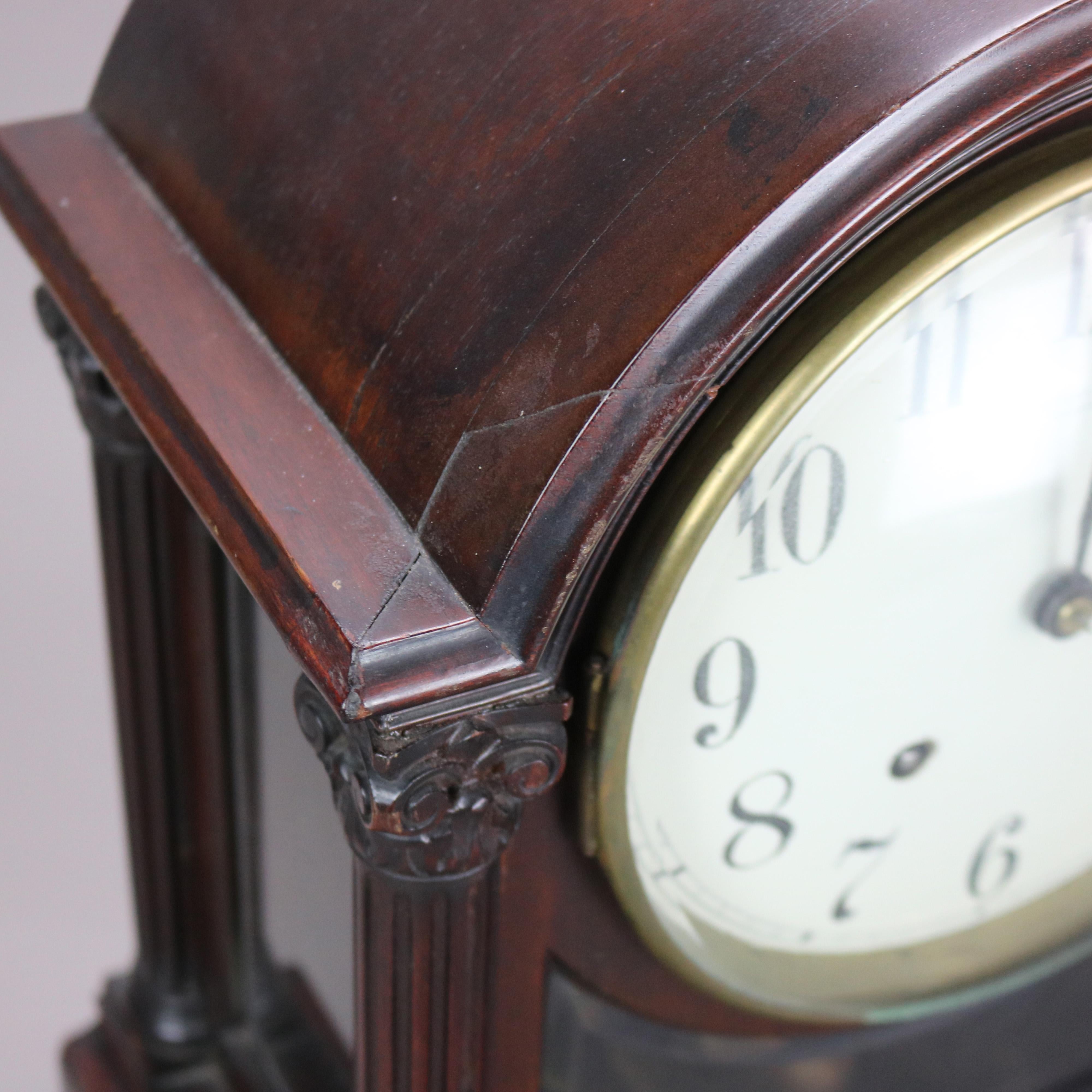 Antique Bailey, Banks and Biddle Neoclassical Mahogany Bracket Clock C1910 For Sale 1