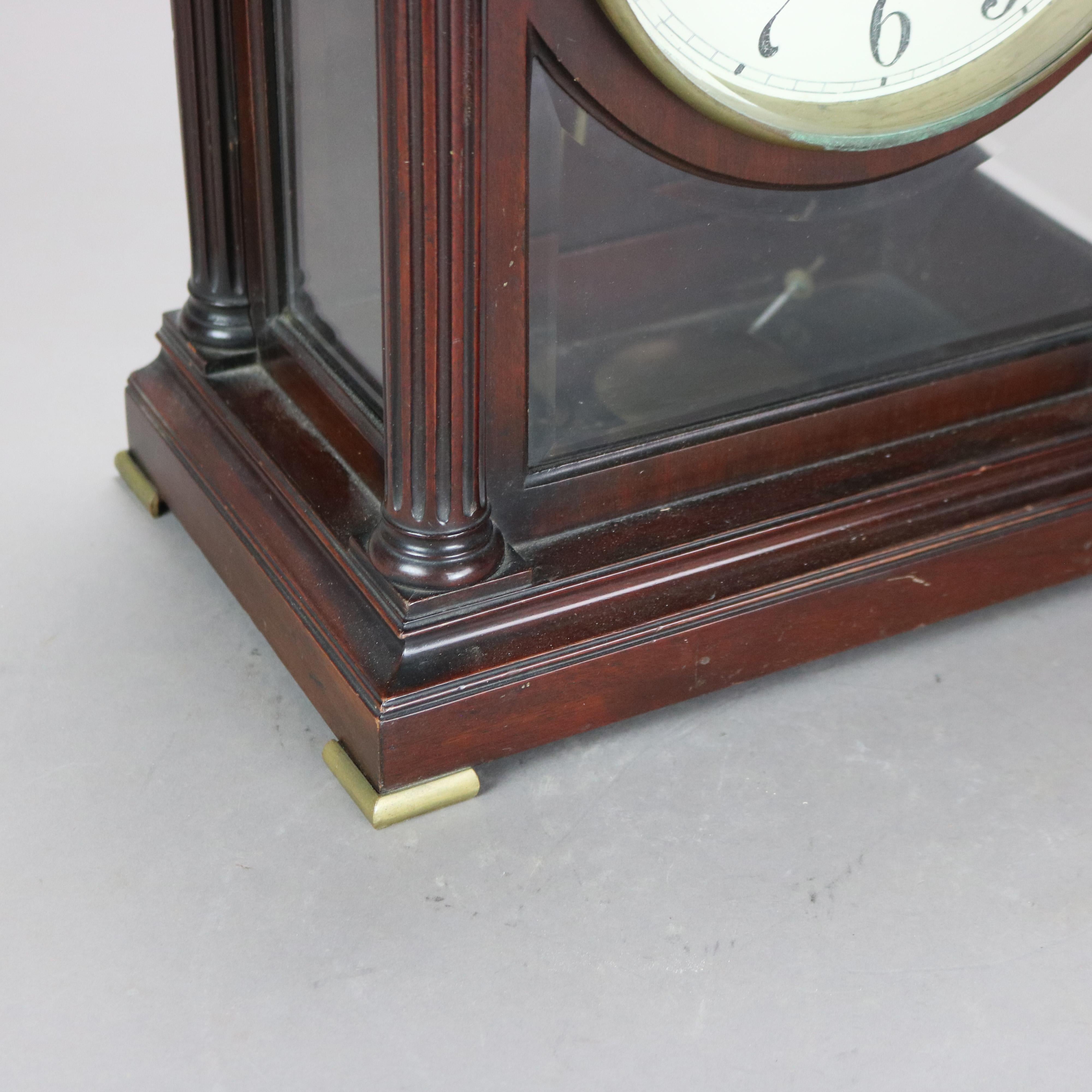 Antique Bailey, Banks and Biddle Neoclassical Mahogany Bracket Clock C1910 For Sale 2
