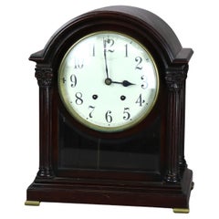 Horloge ancienne de style néoclassique Bailey, Banks and Biddle en acajou C1910