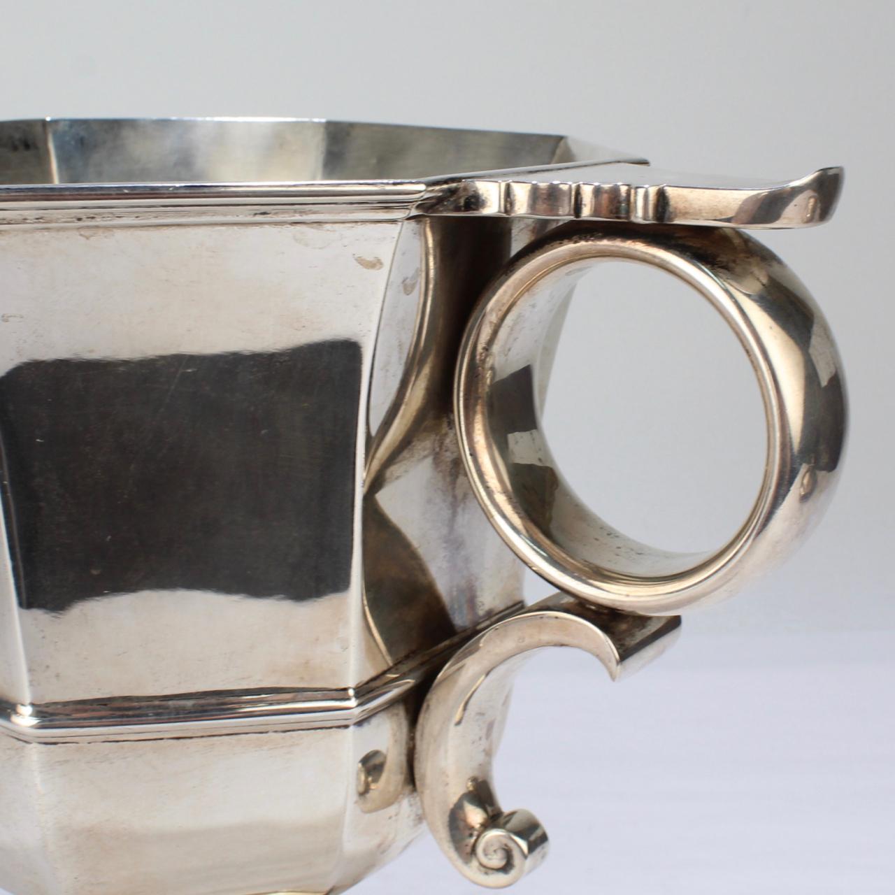 Antique Bailey Banks & Biddle George II Style Sterling Silver Loving Cup 3